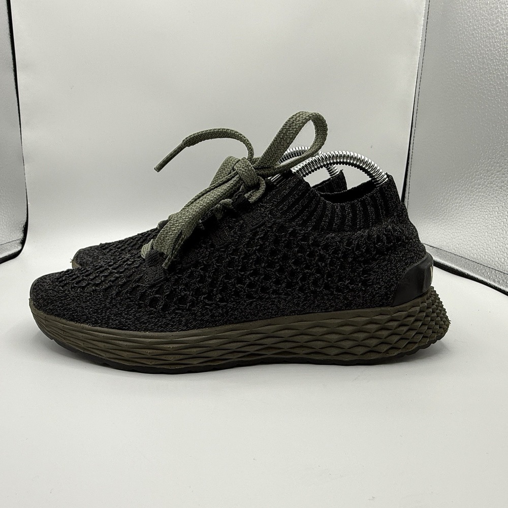 NoBull Knit Runner Mens 7 Women's 8.5 Black Diamond Running Shoes Sneakers Lace